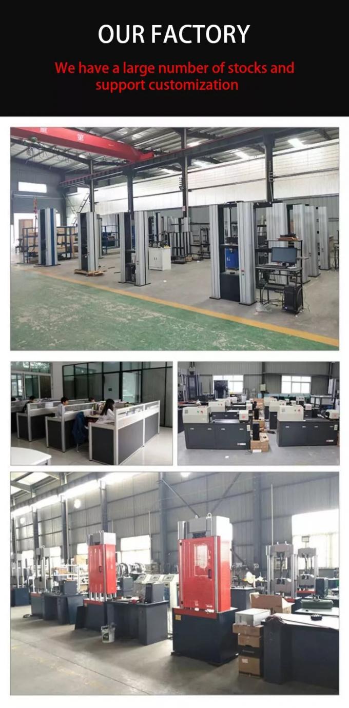 PC는 ASTM 0과 서보 기구에 의한 스틸바 인장 강도 만능시험기기를 드러냅니다