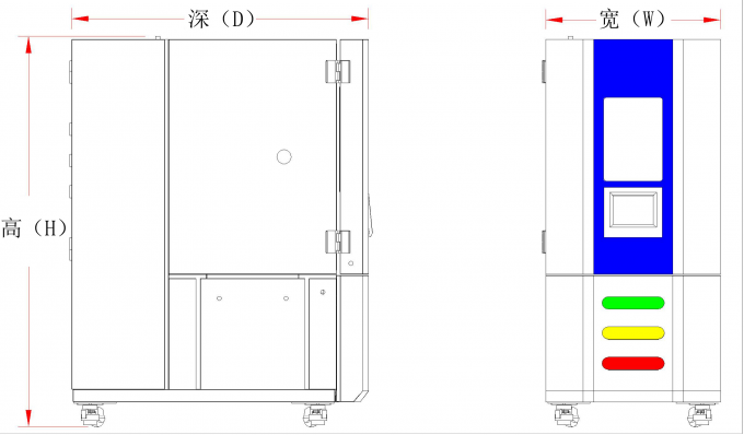 EC4060 온습도 테스트 챔버, 600L 환경 실험함 0
