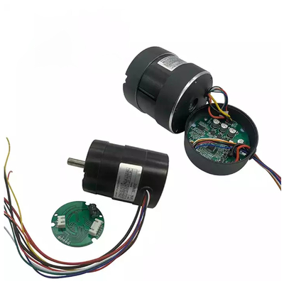 12v 24v 36v 48v 브러시리스 DC 유성 기어 모터 베벨 기어 저소음 57MM