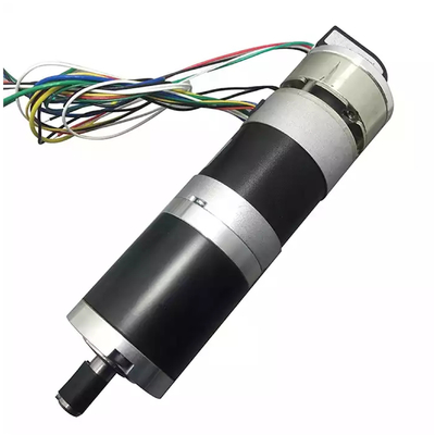 12v 24v 36v 48v 브러시리스 DC 유성 기어 모터 베벨 기어 저소음 57MM