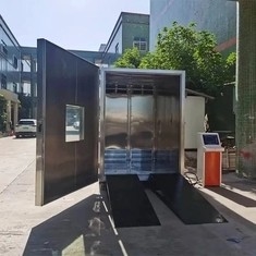 큰 공간 온도와 습도 걸어 들어갈 수 있는 환경 실험함