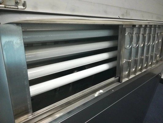 스테인레스 강 전기 가열 강관 UV 테스팅 기계 380V 40W