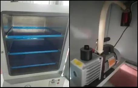 연구소 물체를 말리고 가열시캐서 사용된 고온 진공 베이크 아웃