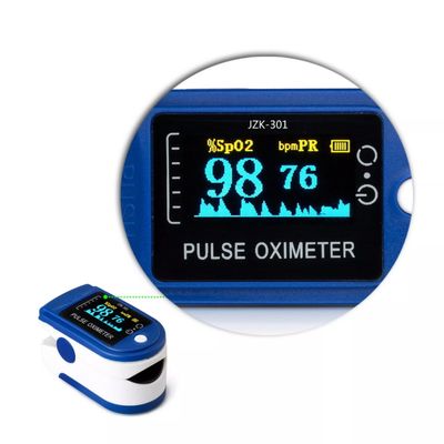 1.5V*2 FCC 로에스 손가락 끝 진동 산소계 디지털 튜브 가정 산소 포화 모니터