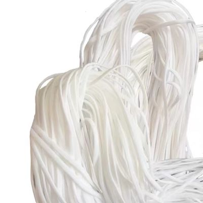 처분할 수 있는 외과 가면을 위한 3mm 스판덱스 편평한 둥근 탄력 있는 귀고리