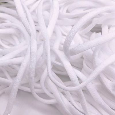 처분할 수 있는 외과 가면을 위한 3mm 스판덱스 편평한 둥근 탄력 있는 귀고리