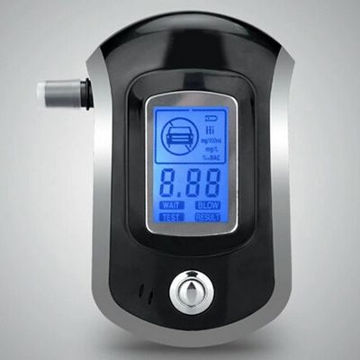 마우스피스가 있는 LCD 디스플레이 빠른 분석 호흡 알코올 검사자