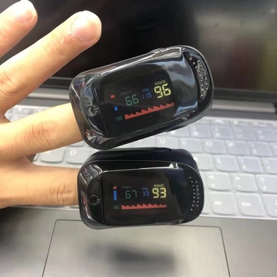 컬러 TFT OLED 스크린이 있는 휴대용 손가락 맥박 산소 농도계