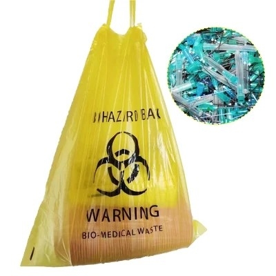 미생물에 의해 분해된 버릴 수 있는 ＬＤＰＥ / HDPE 생물학적 위험 쓰레기 봉투
